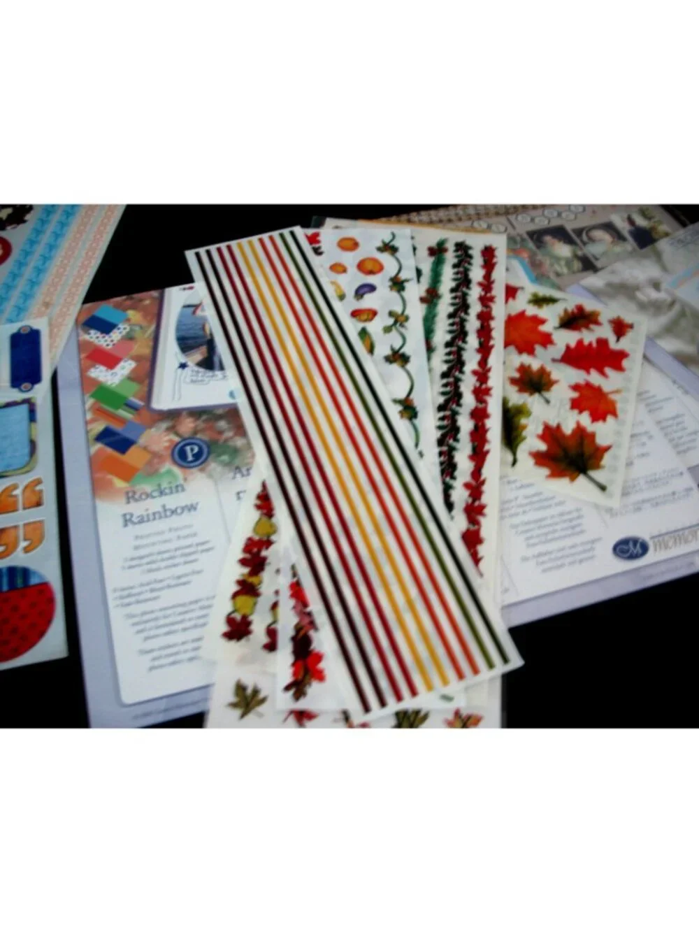 Lot Paper Packs, Pumpkin Spice,Baby, Rainbow, Elegant 8